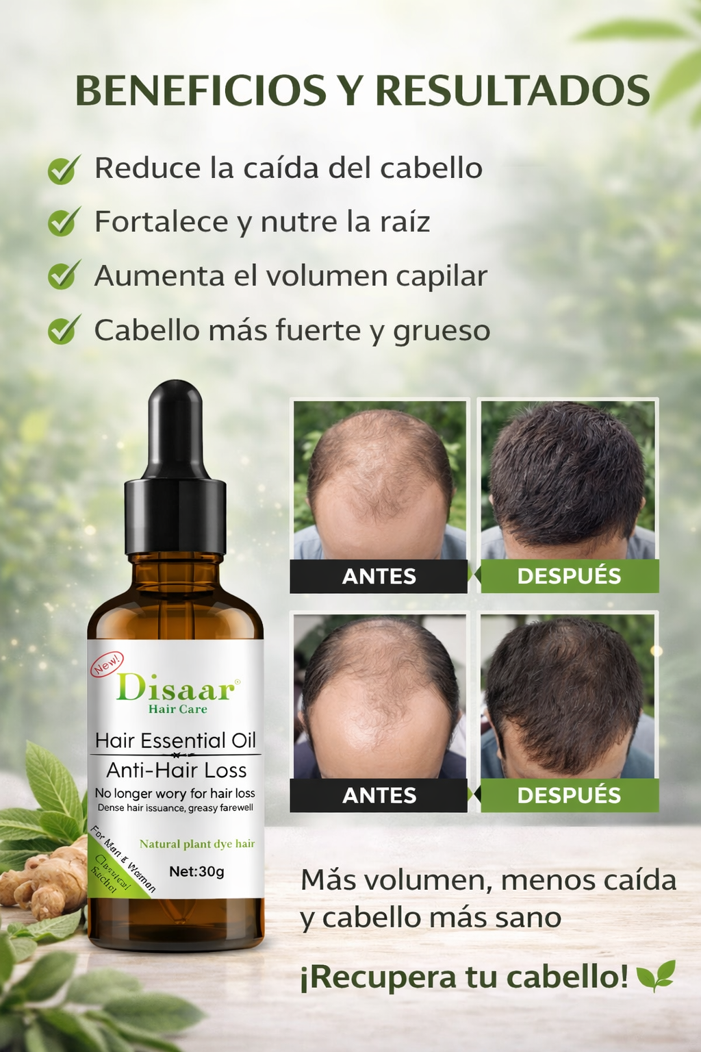 Aceite Anticaída Disaar 🌿