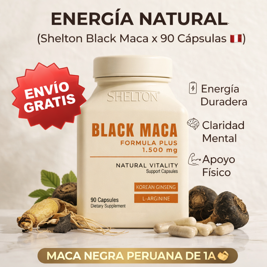 Maca Negra Peruana – Más Energía y Rendimiento 🔥